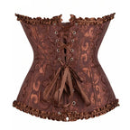Corselet marrom com laço