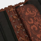Corselet marrom com laço