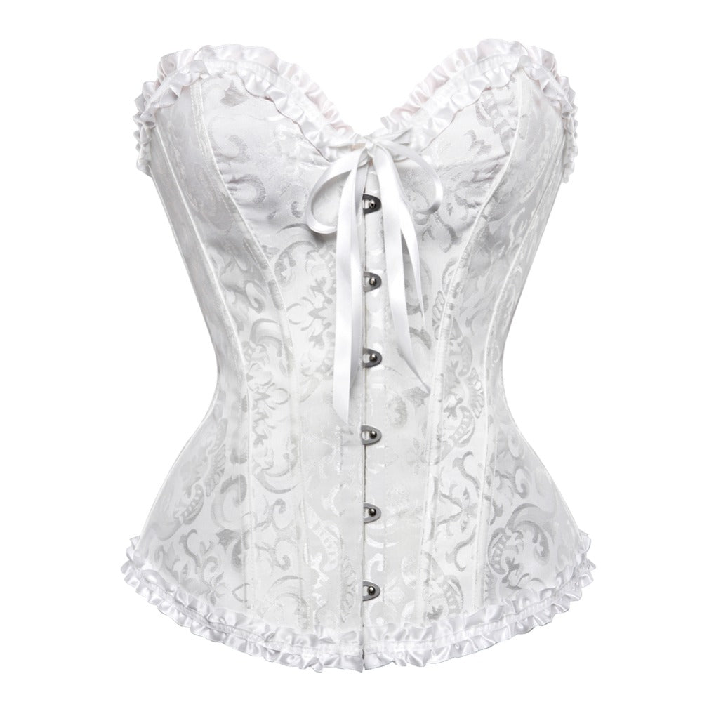 Corselet branco com laço