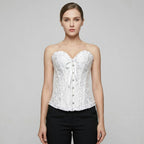 Corselet branco com laço