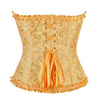 Corselet amarelo dourado com laço