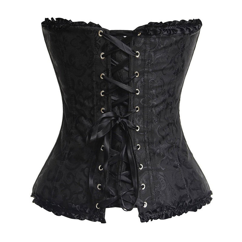 Corselet com laço e ziper