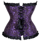 Corselet roxo com laço