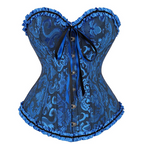 Corselet azul com laço