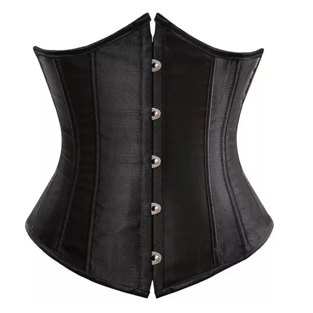 Corselet underbust acetinado