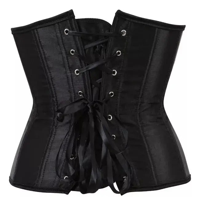 Corselet underbust acetinado