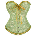 Corselet verde com laço
