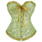 Corselet verde com laço