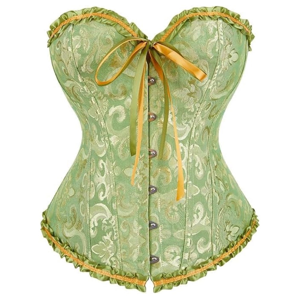 Corselet verde com laço