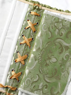 Corselet verde com laço