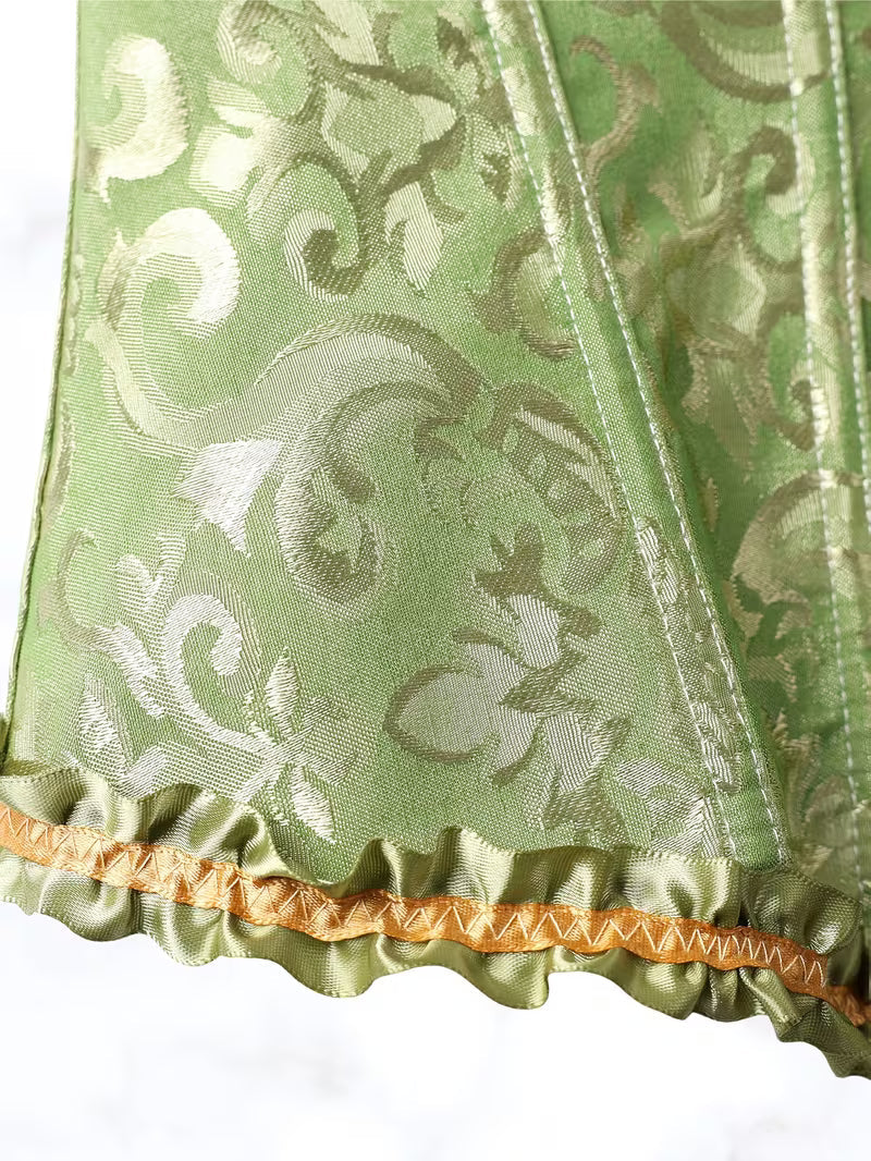 Corselet verde com laço