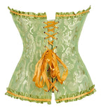 Corselet verde com laço