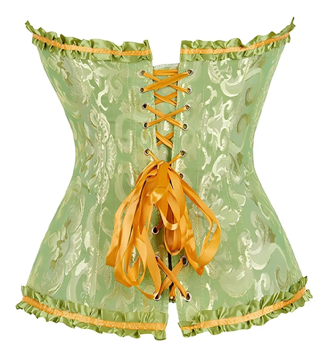 Corselet verde com laço